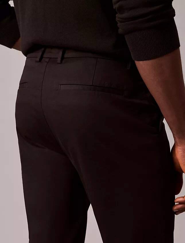 Pantalon slim en Cotton Stretch Pantalon slim en Cotton Stretch