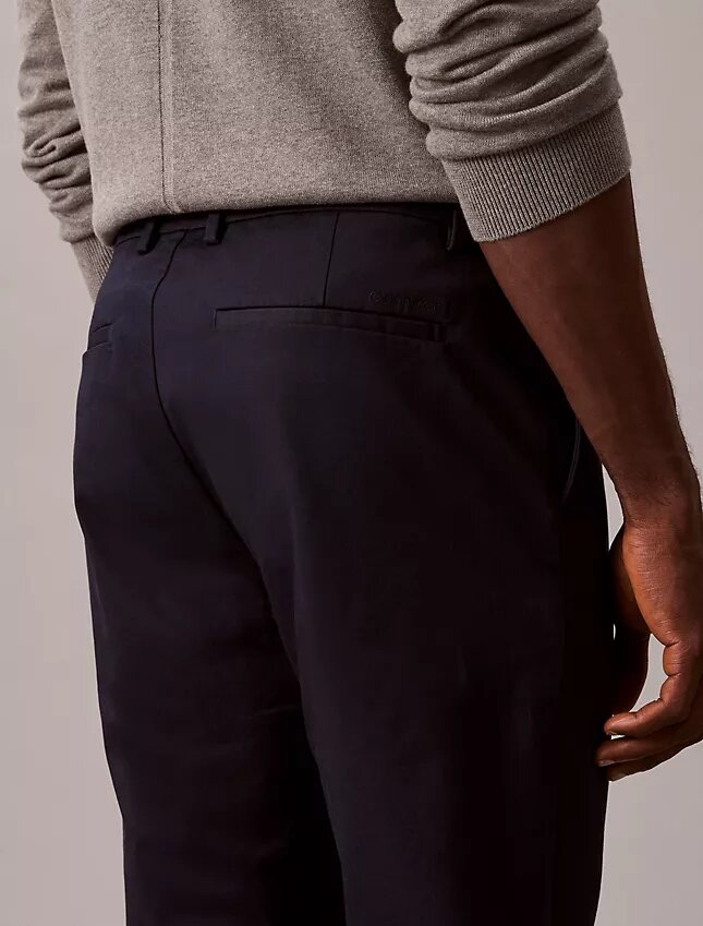 Pantalon slim en Cotton Stretch Pantalon slim en Cotton Stretch