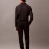 Pantalon slim en gabardine de laine