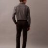 Pantalon slim en gabardine de laine