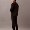 Pantalon slim en gabardine de laine