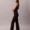 Pantalon slim évasé en ponte Pantalon slim évasé en ponte