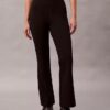Pantalon slim évasé en ponte Pantalon slim évasé en ponte