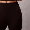 Pantalon slim évasé en ponte Pantalon slim évasé en ponte