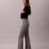 Pantalon slim évasé en ponte Pantalon slim évasé en ponte