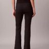 Pantalon slim évasé en ponte Pantalon slim évasé en ponte