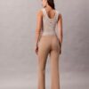 Pantalon slim évasé en ponte Pantalon slim évasé en ponte