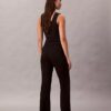 Pantalon slim évasé en ponte Pantalon slim évasé en ponte