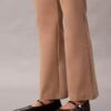 Pantalon slim évasé en ponte Pantalon slim évasé en ponte
