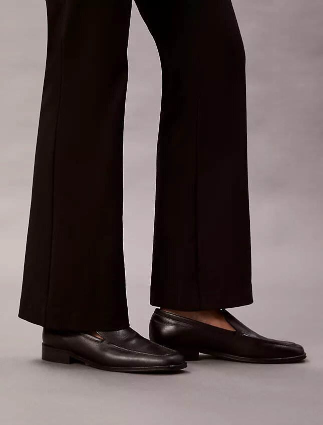 Pantalon slim évasé en ponte Pantalon slim évasé en ponte