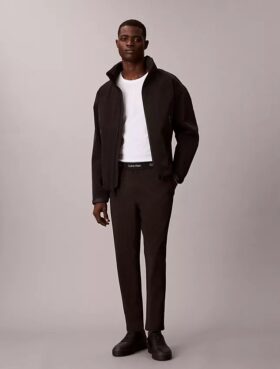 Pantalon tissé avec logo sport moderne à la taille