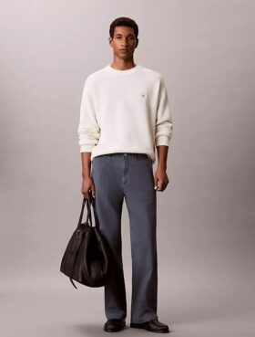 Pantalon utilitaire droit décontracté