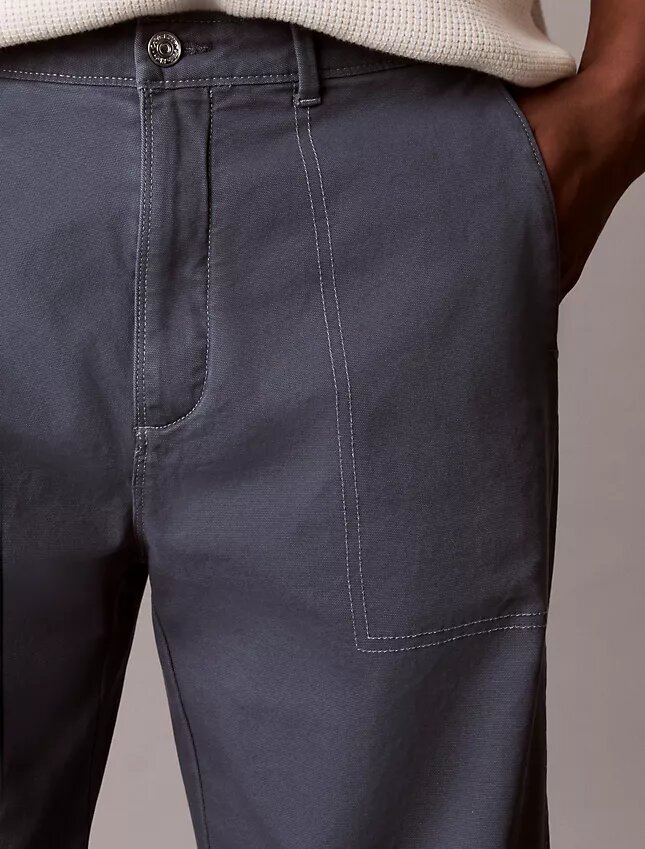 Pantalon utilitaire droit décontracté Pantalon utilitaire droit décontracté