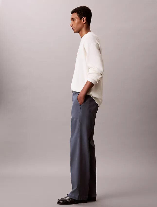 Pantalon utilitaire droit décontracté Pantalon utilitaire droit décontracté