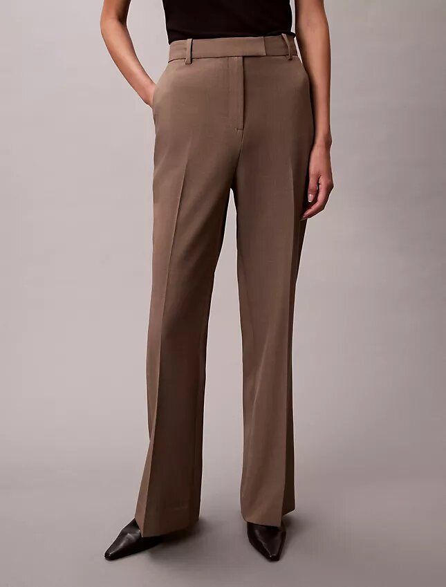 Pantalon évasé ajusté Pantalon évasé ajusté