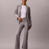 Pantalon évasé en ponte Pantalon évasé en ponte