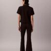 Pantalon évasé en ponte Pantalon évasé en ponte