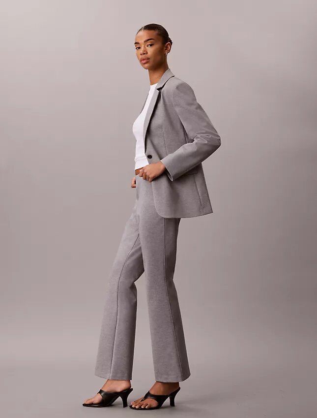 Pantalon évasé en ponte Pantalon évasé en ponte