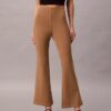 Pantalon évasé en ponte Pantalon évasé en ponte