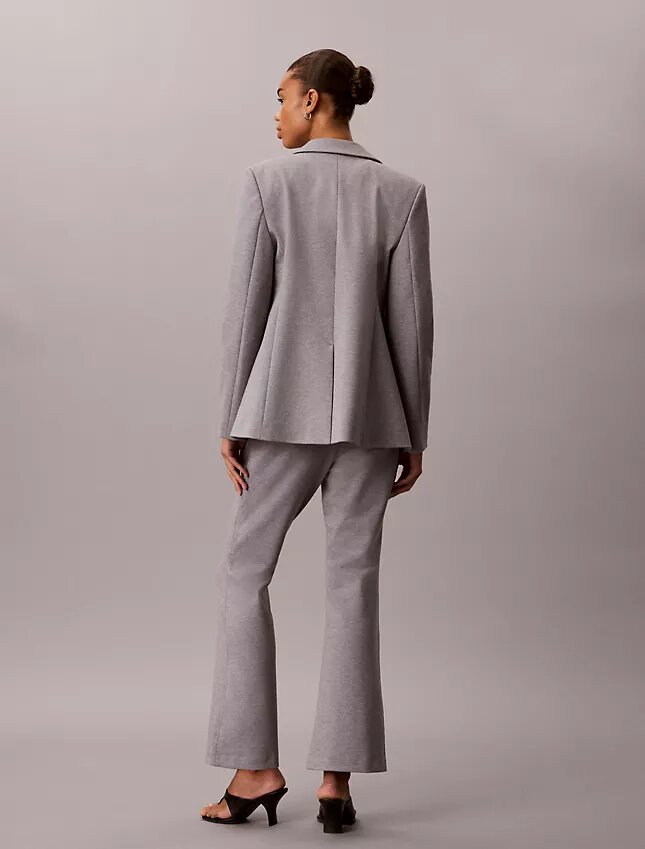 Pantalon évasé en ponte Pantalon évasé en ponte