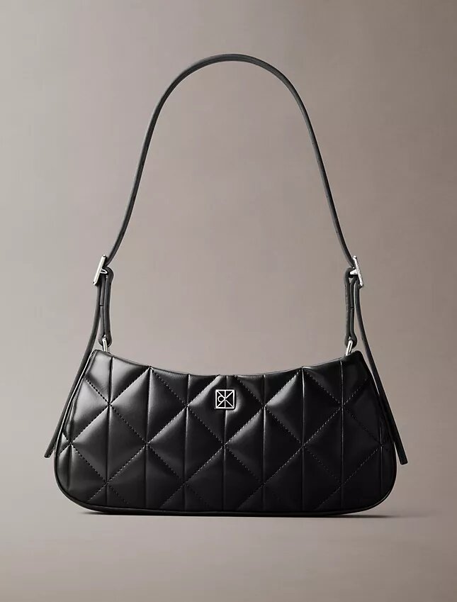 Petit sac à bandoulière avec logo matelassé Petit sac à bandoulière avec logo matelassé