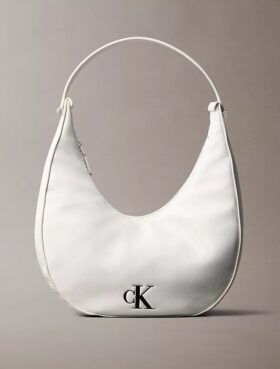 Petit sac à bandoulière convertible aux lignes courbes