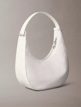 Petit sac à bandoulière convertible aux lignes courbes