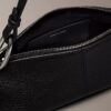 Petit sac convertible en cuir souple