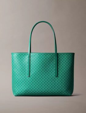 Petit sac fourre-tout avec logo emblématique sur toute la surface et pochette