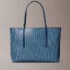 Petit sac fourre-tout avec logo emblématique sur toute la surface et pochette