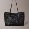 Petit sac fourre-tout en maille avec logo emblématique