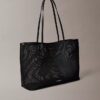 Petit sac fourre-tout en maille avec logo emblématique