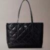 Petit sac fourre-tout matelassé avec logo