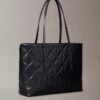 Petit sac fourre-tout matelassé avec logo