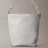 Petit sac seau avec pochette, imprimé logo sur toute la surface