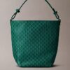 Petit sac seau avec pochette, imprimé logo sur toute la surface