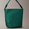Petit sac seau avec pochette, imprimé logo sur toute la surface