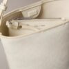 Petit sac seau avec pochette, imprimé logo sur toute la surface