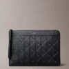 Pochette avec logo en relief