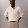 Polo ample en jacquard Polo ample en jacquard
