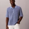 Polo en coton gaufré Polo en coton gaufré