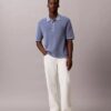 Polo en coton gaufré Polo en coton gaufré