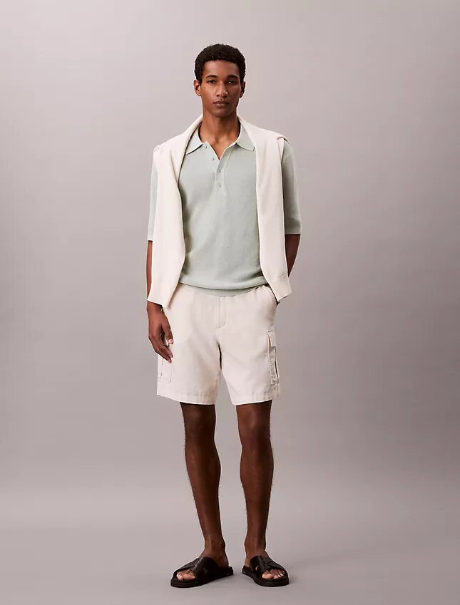 Polo en coton gaufré Polo en coton gaufré