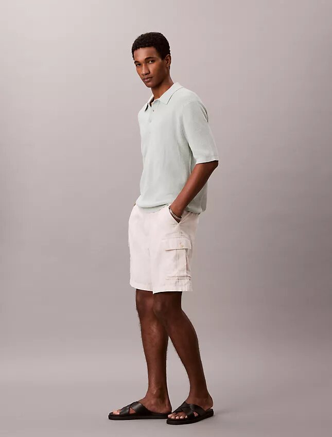 Polo en coton gaufré Polo en coton gaufré