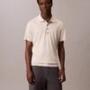 Polo en maille fine mélangée lyocell Polo en maille fine mélangée lyocell