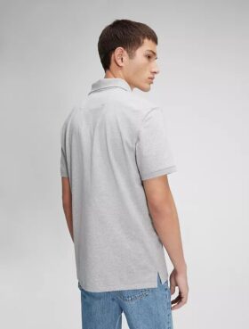 Polo en mélange de coton lisse
