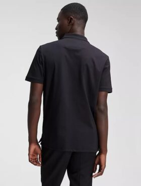 Polo en mélange de coton lisse
