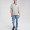 Polo en mélange de coton lisse