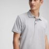 Polo en mélange de coton lisse