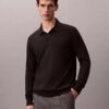 Polo en mélange de laine mérinos extra-fine Polo en mélange de laine mérinos extra-fine